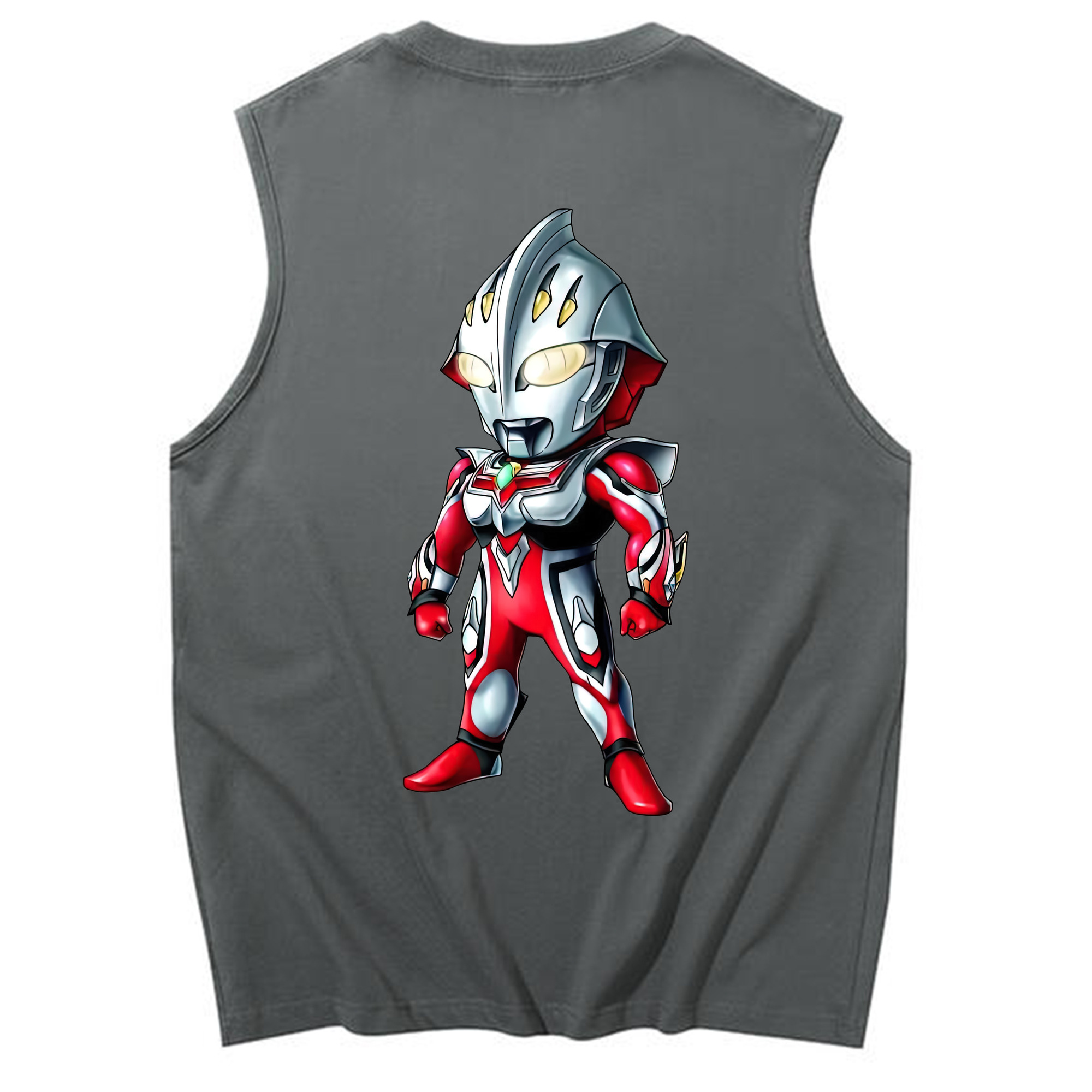 （画像用） ウルトラマン Ultraman コットン100％タンクトップ（背面プリント）